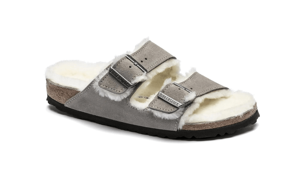 כפכפי בירקנשטוק | Birkenstock Arizona fur Grey