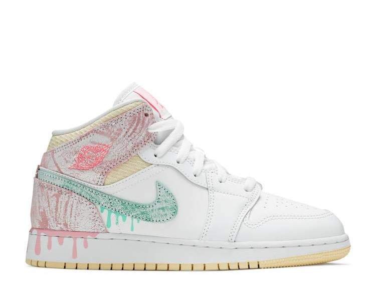 נעלי נייק אייר ג’ורדן | nike air jordan 1 mid paint drip