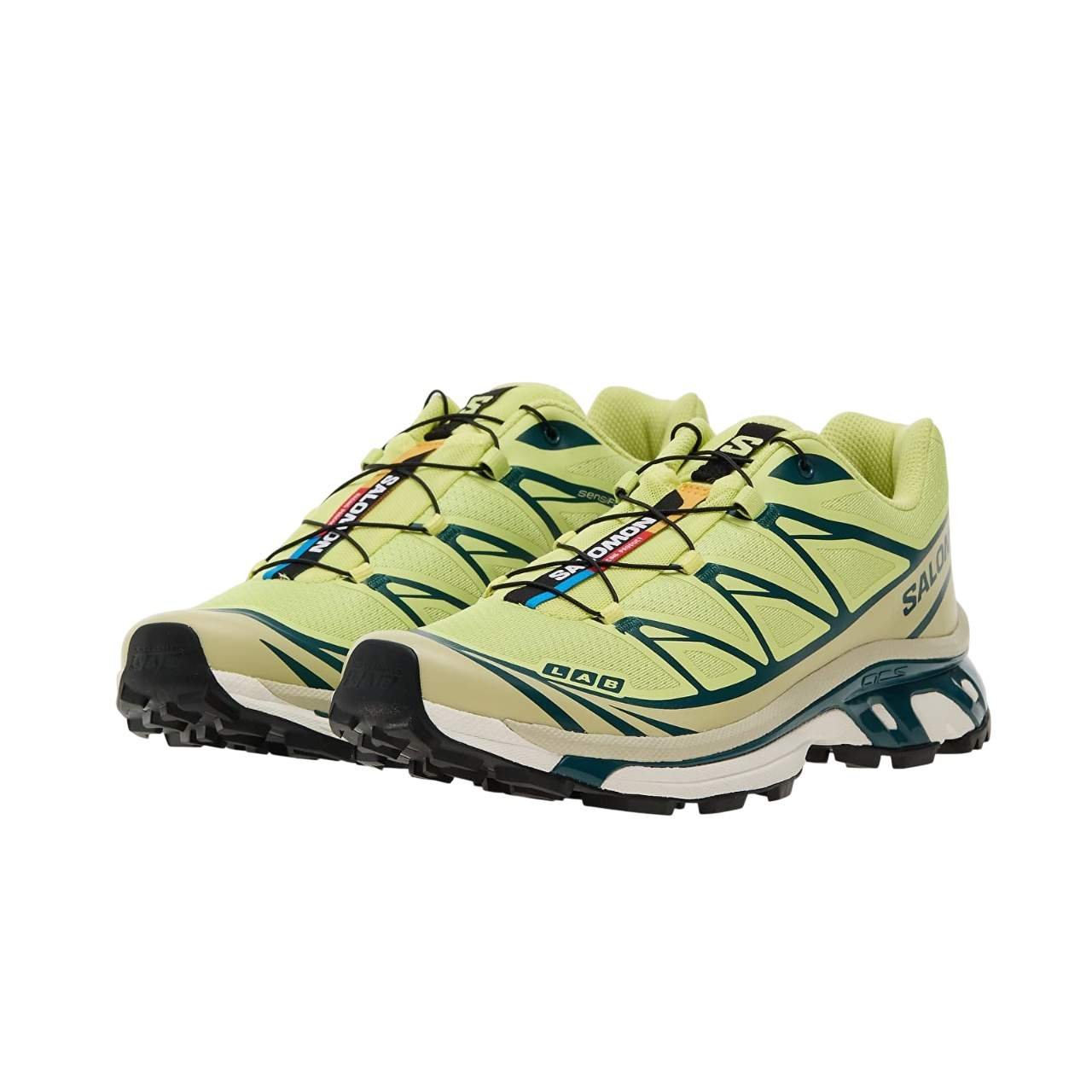 נעלי סלומון | Salomon XT 6 Sunny Lime/ Southern Moss/ Atlantic Deep – תמונה 6