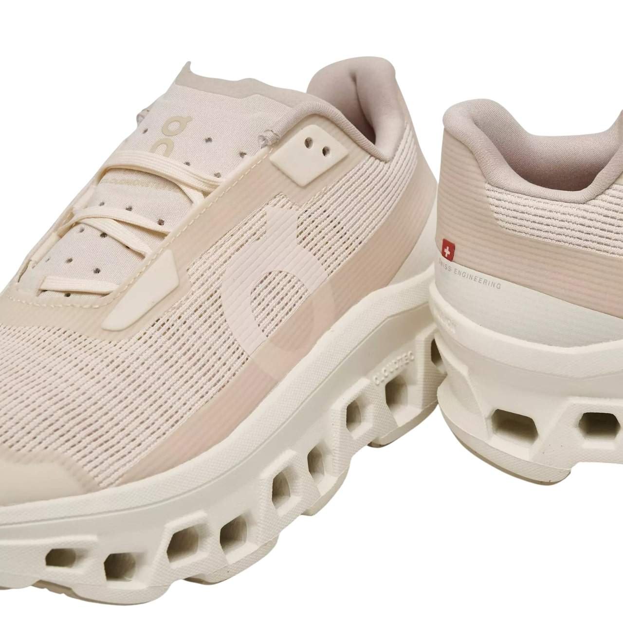 נעלי און קלאוד | On Cloudmonster Void Running Shoes Dew/Ivory – תמונה 3