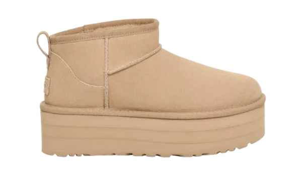 נעלי האג | מגפי האג Ugg Classic Ultra Mini Platform Driftwood