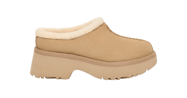 נעלי האג | מגפי האג פלטפורמה עקב UGG Women’s New Heights Cozy Clog Mustard Seed