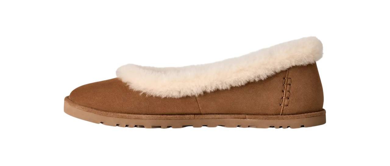 נעלי האג | UGG Women’s Zora Ballet Flat Chestnut – תמונה 3