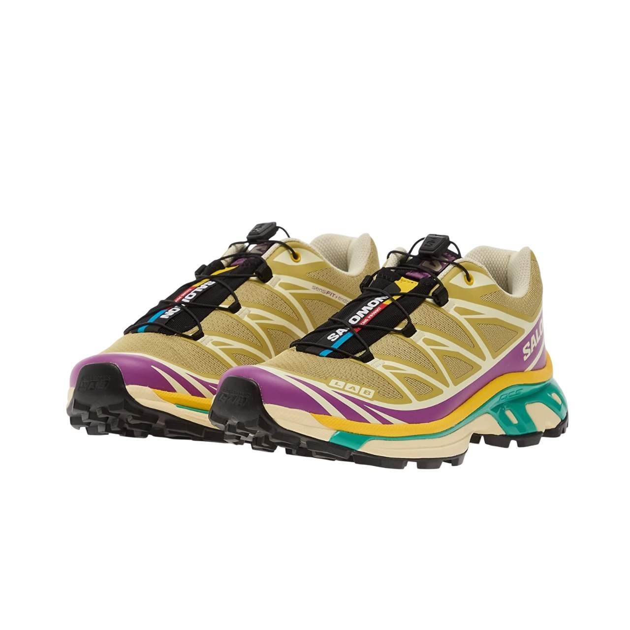 נעלי סלומון | Salomon XT 6 Antique Gold/ Tyello/ Willow – תמונה 6