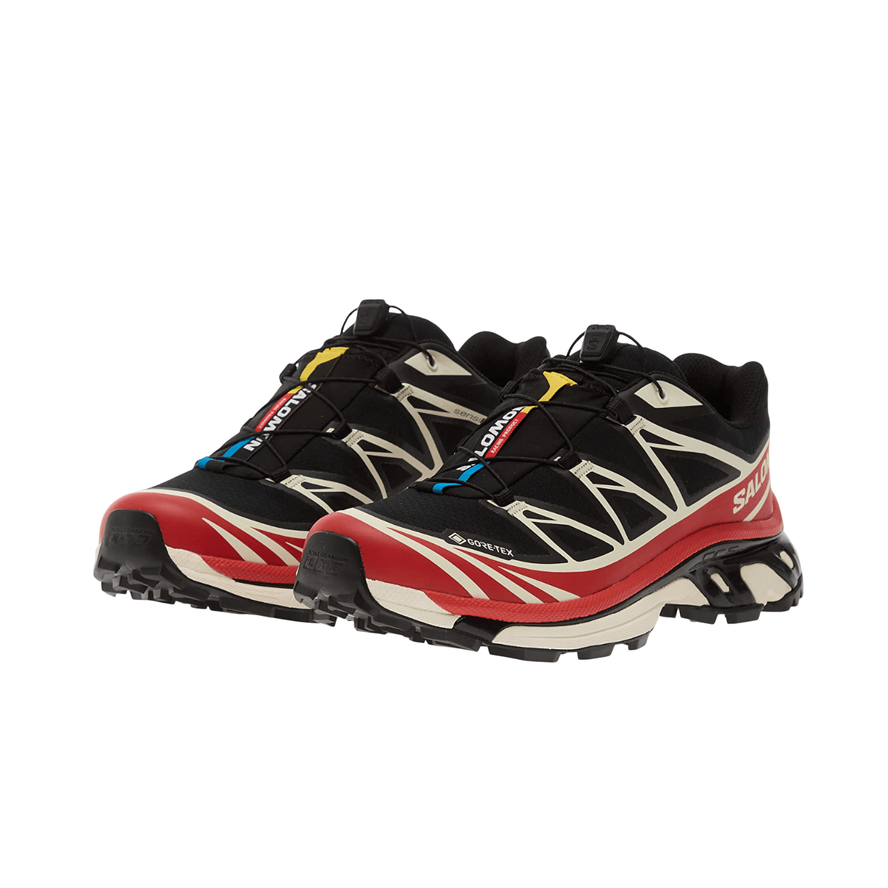 נעלי סלומון | Salomon XT 6 GTX Black/ Flame Scarlet/ Vanila – תמונה 5