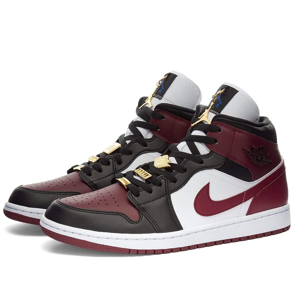 נעלי נייק אייר ג’ורדן | nike air jordan 1 mid beetroot – תמונה 2