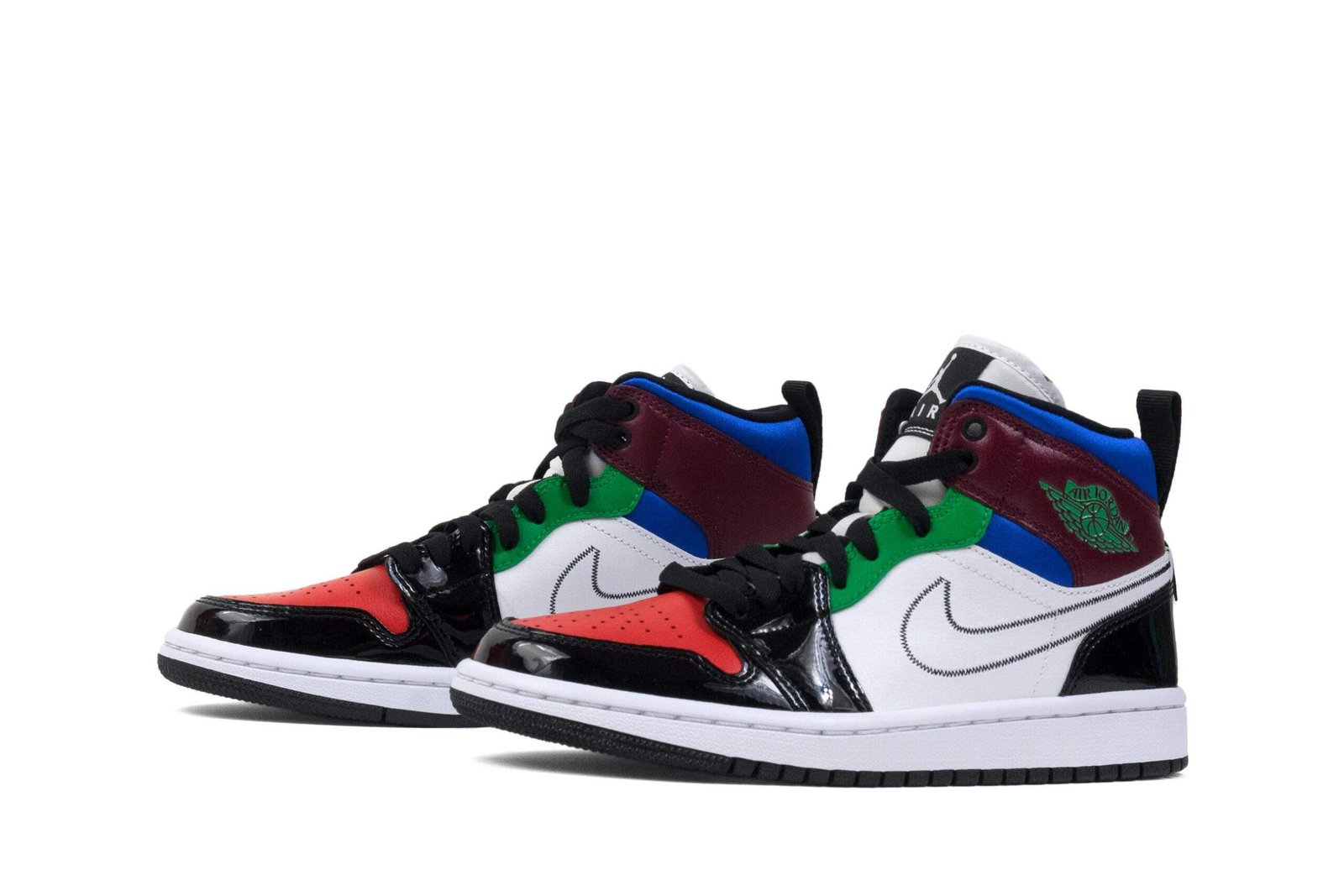 נעלי נייק אייר ג’ורדן | nike air jordan 1 mid se multi – תמונה 2