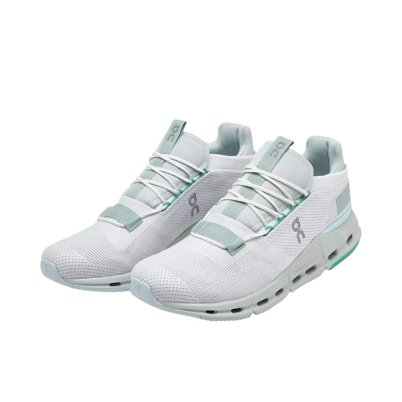 נעלי און קלאוד | On Cloudnova Running Shoes Undyed White/Glacier – תמונה 2