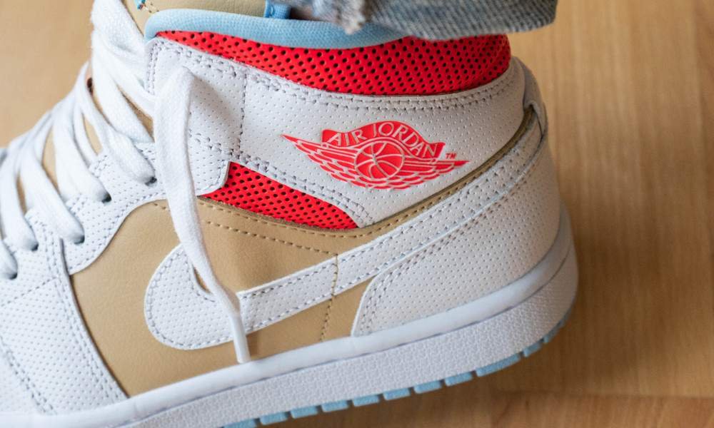 נעלי נייק אייר ג’ורדן | Nike Air Jordan 1 Mid Se Sesame – תמונה 4