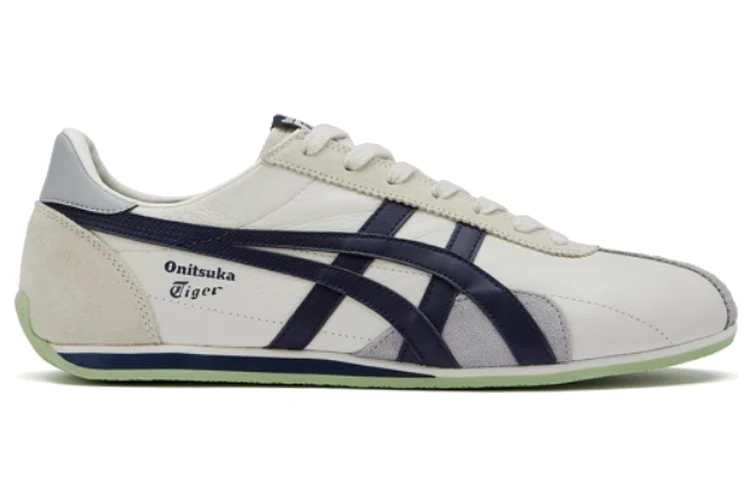 נעלי אוניטסוקה טייגר | Onitsuka Tiger Runspark ‘White Cream Navy’ – תמונה 2