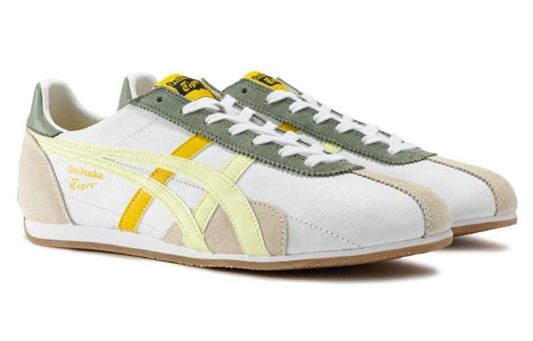 נעלי אוניטסוקה טייגר | Onitsuka Tiger Runspark Shoes ‘White Olive Green Yellow’ – תמונה 3