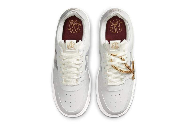 נעלי נייק אייר פורס | Nike Air Force 1 Pixel Summit White – תמונה 3