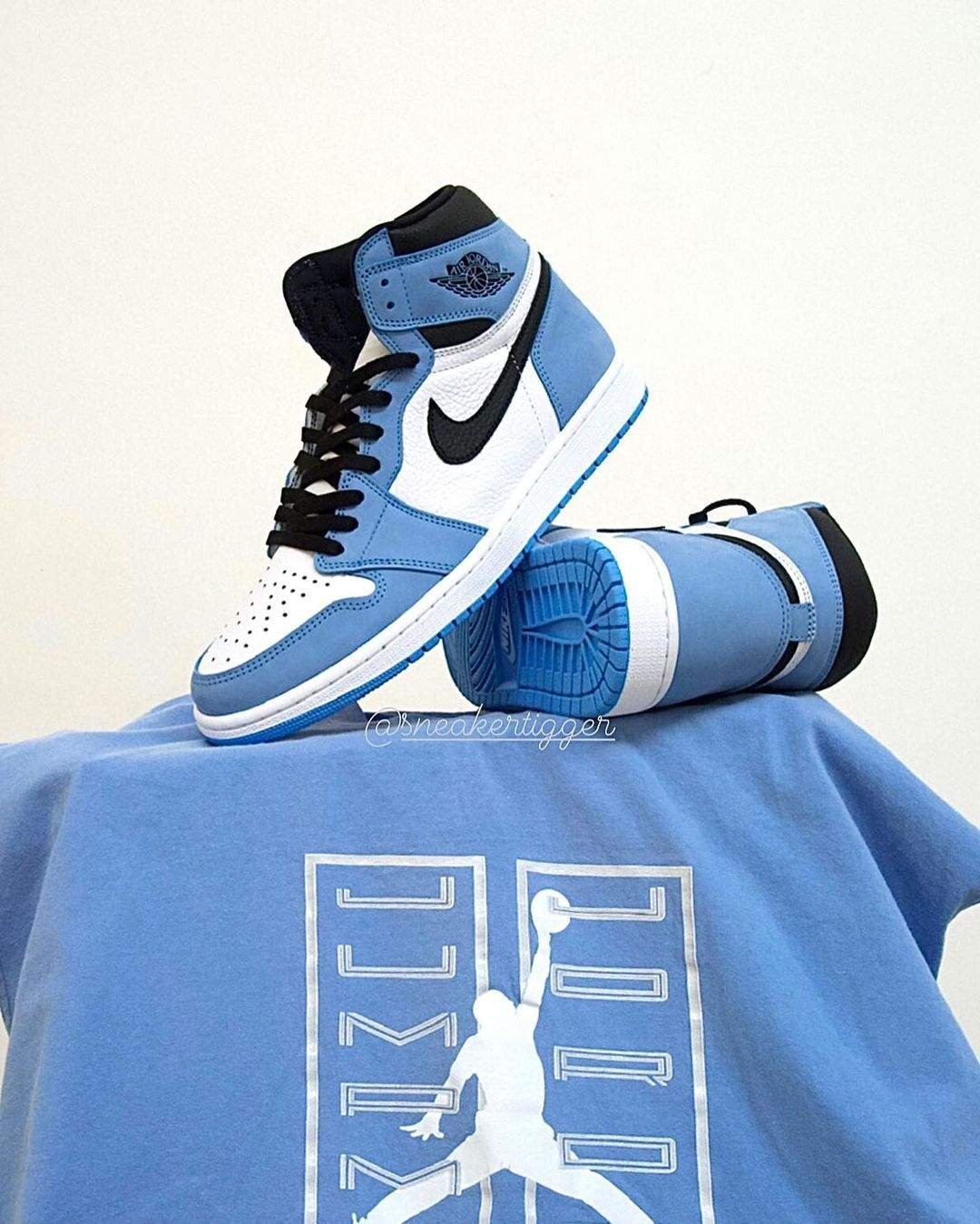 נעלי נייק אייר ג’ורדן | nike Air Jordan 1 High University Blue – תמונה 3