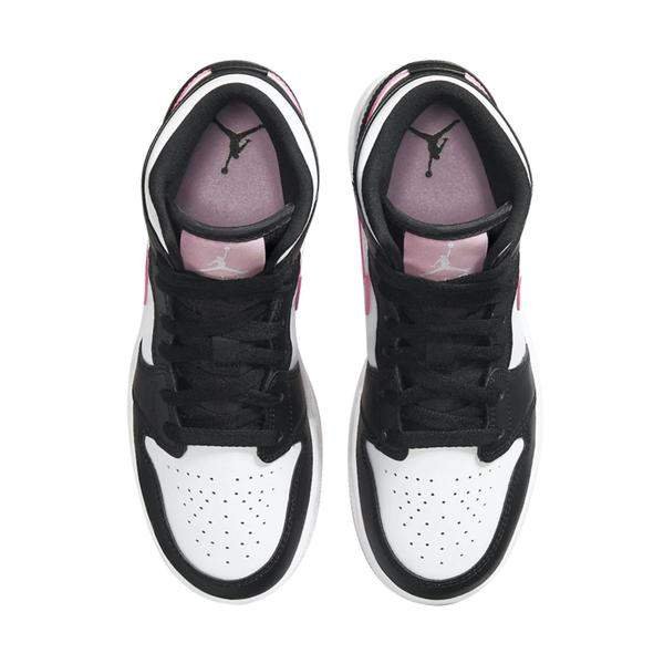 נעלי נייק אייר ג’ורדן | Air Jordan 1 Mid White Light Arctic Pink – תמונה 3