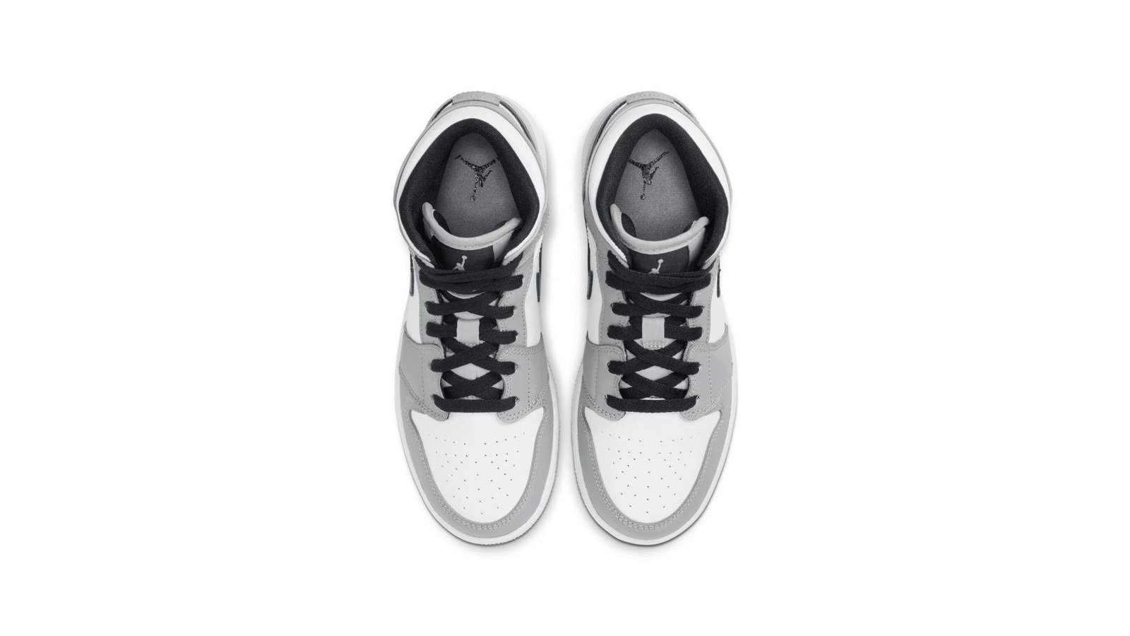 נעלי נייק אייר ג’ורדן | nike air jordan 1 mid smoke grey – תמונה 2
