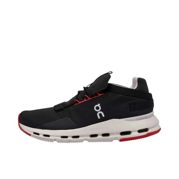 נעלי און קלאוד | On Cloudnova 2 Running Shoes Black/Red