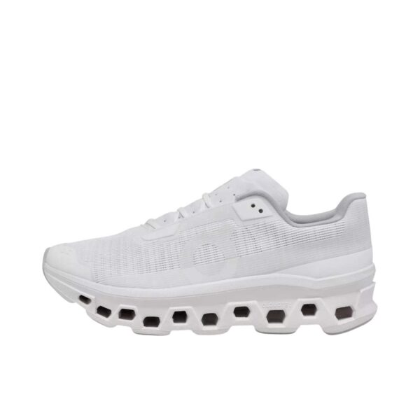 נעלי און קלאוד | On Cloudmonster Void Running Shoes White