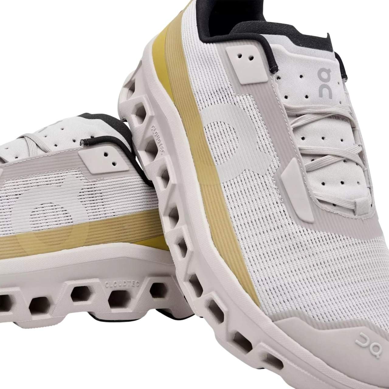 נעלי און קלאוד | On Cloudmonster Void Running Shoes Silver/Lense – תמונה 3