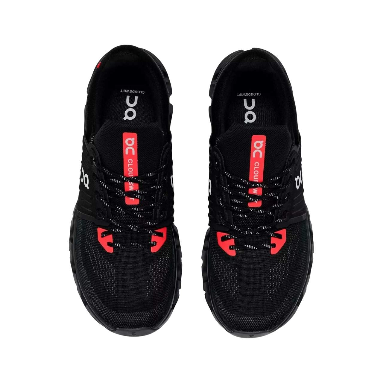 נעלי און קלאוד | On Cloudswift 4 Running Shoes Black/Red/Silver – תמונה 5