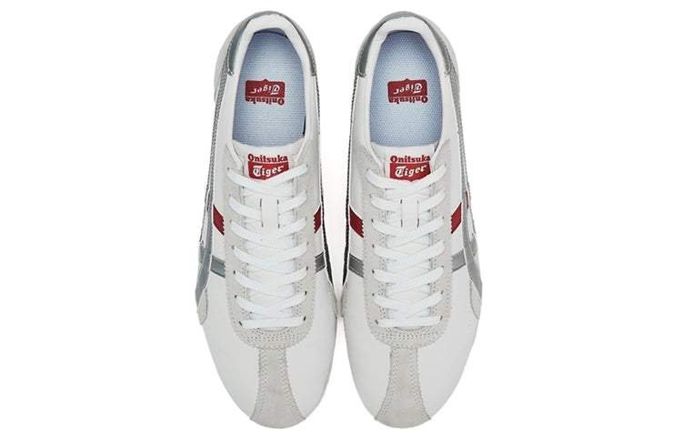 נעלי אוניטסוקה טייגר | Onitsuka Tiger Runspark ‘White Silver Red’ – תמונה 4