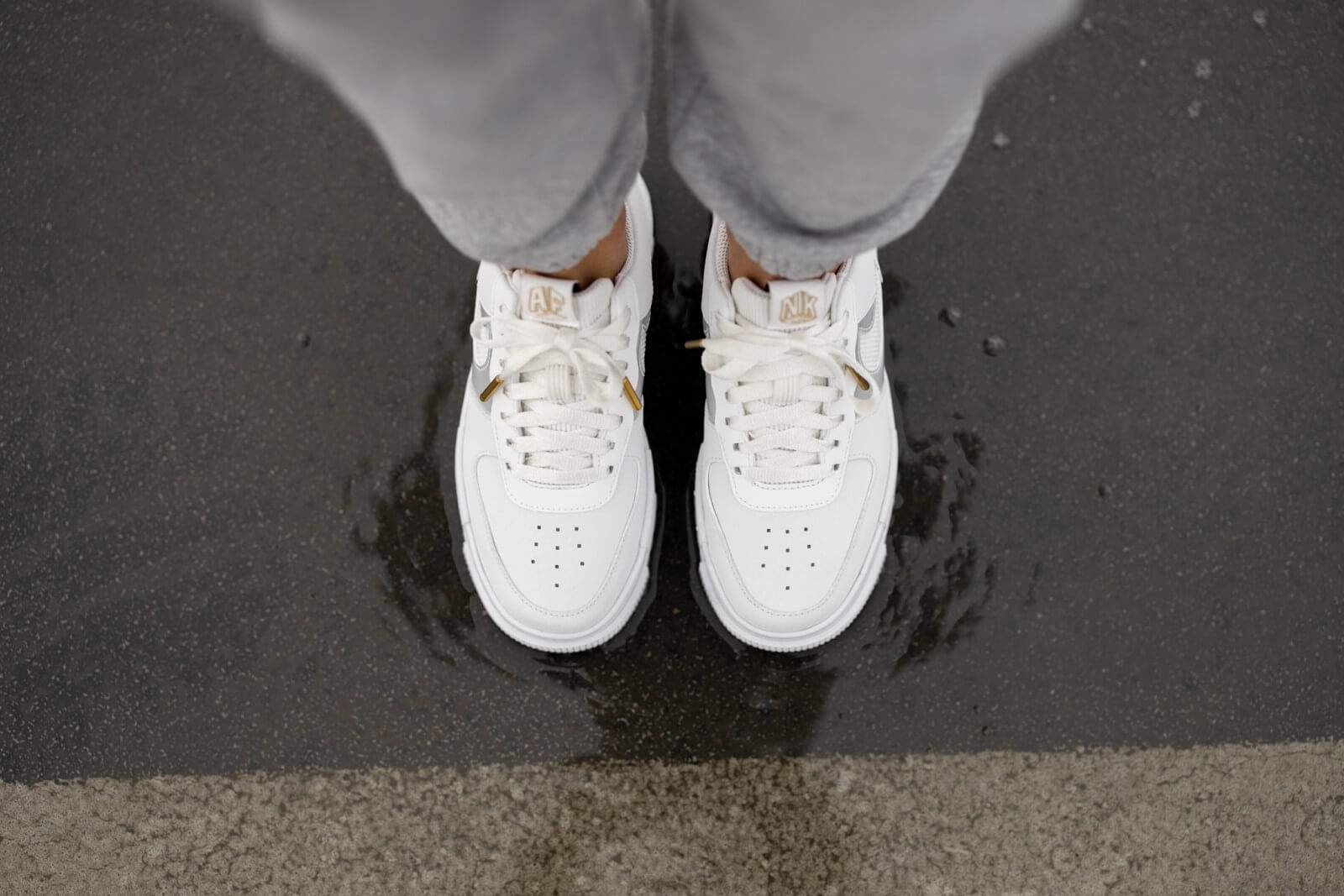 נעלי נייק אייר פורס | Nike Air Force 1 Pixel Summit White – תמונה 4