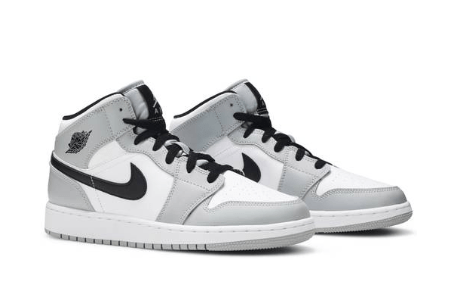 נעלי נייק אייר ג’ורדן | nike air jordan 1 mid smoke grey – תמונה 3