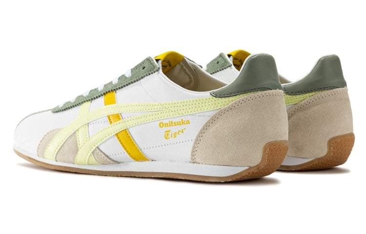 נעלי אוניטסוקה טייגר | Onitsuka Tiger Runspark Shoes ‘White Olive Green Yellow’ – תמונה 4
