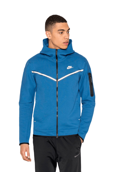 בגדי Nike Sportswear Sweatjakke – marina blue/light