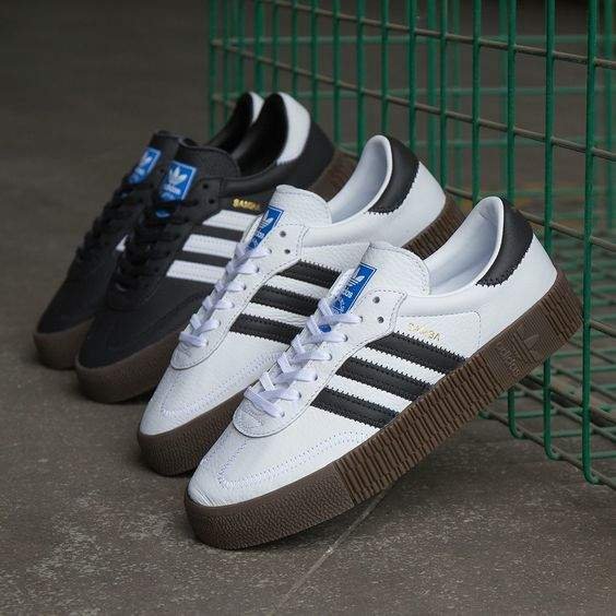 נעלי אדידס סמבה פלטפורמה | Adidas Samba Sambarose White – תמונה 4