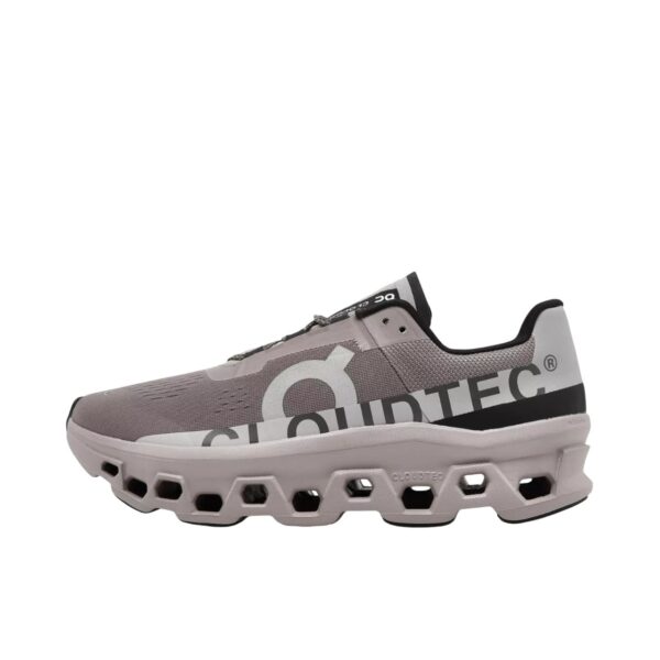 נעלי און קלאוד | On Cloudmonster Running Shoes Cinder/Fog