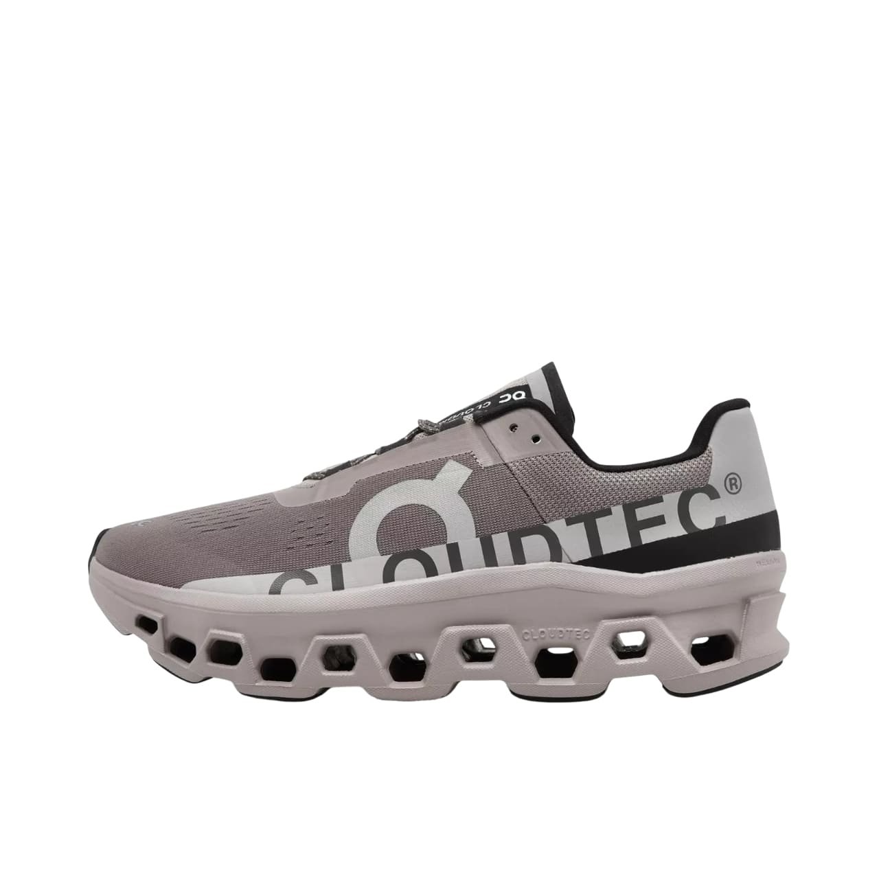 נעלי און קלאוד | On Cloudmonster Running Shoes Cinder/Fog