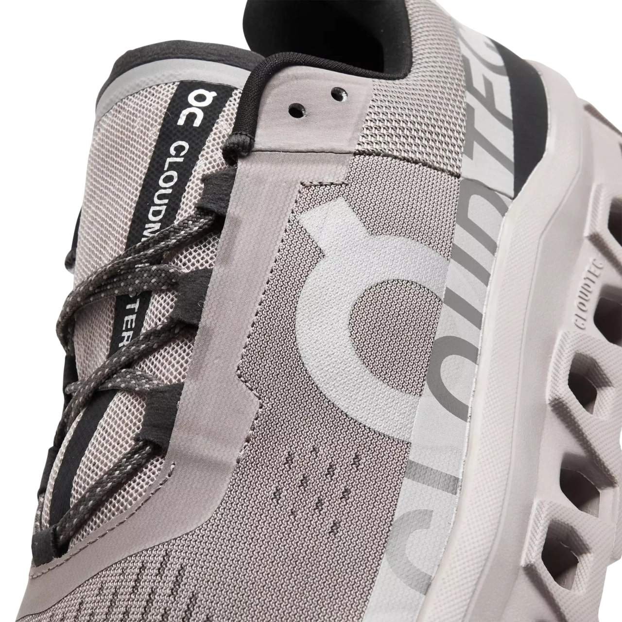 נעלי און קלאוד | On Cloudmonster Running Shoes Cinder/Fog – תמונה 3