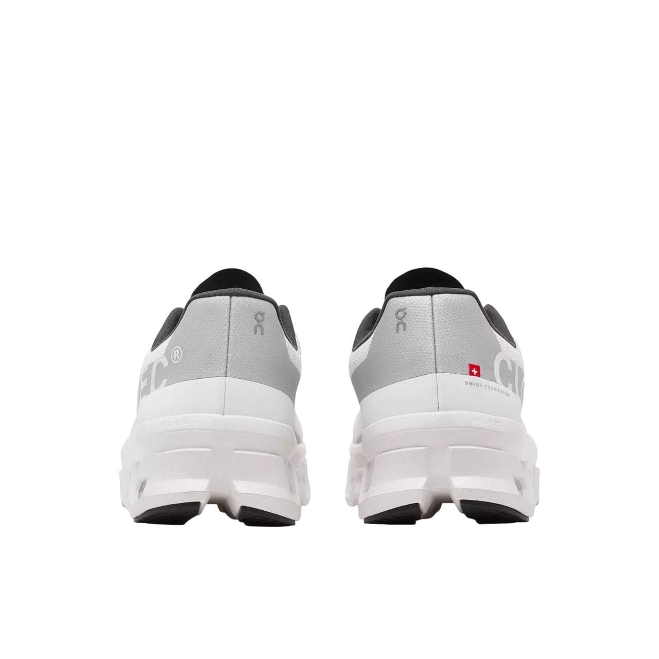 נעלי און קלאוד | On Cloudmonster Running Shoes White/Black – תמונה 4