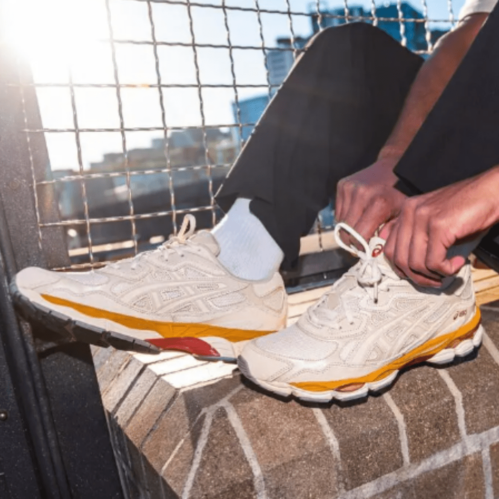 נעלי אסיקס | Asics Gel NYC Cream Oatmeal – תמונה 5