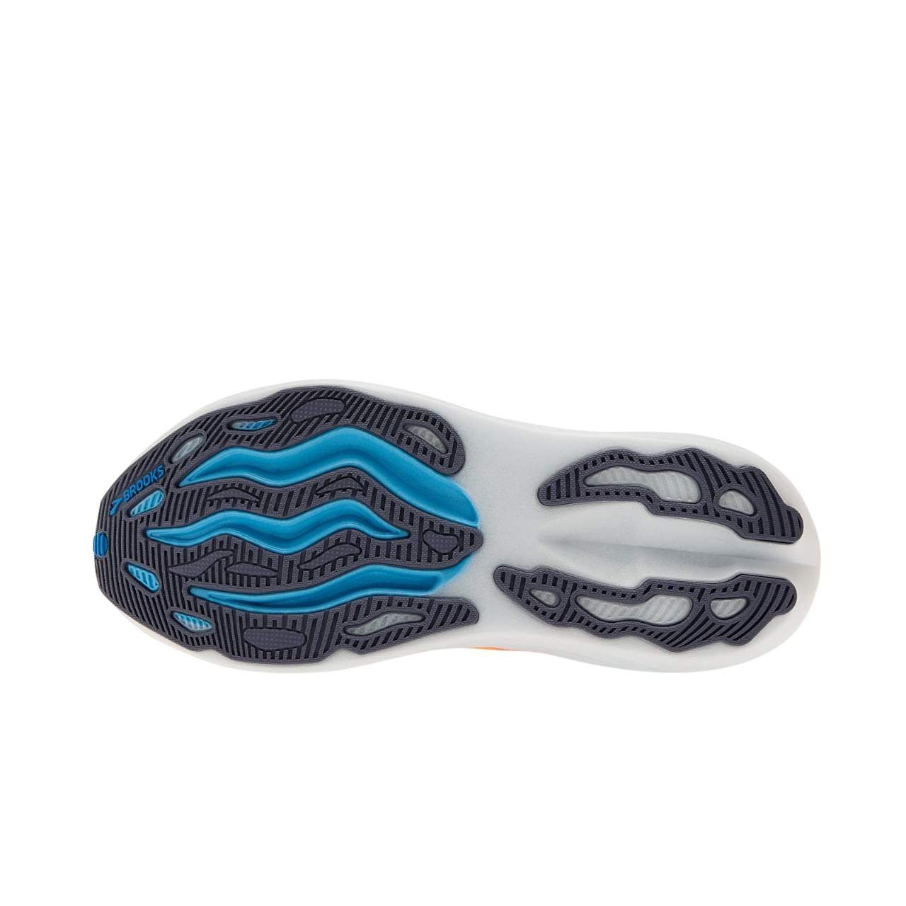 נעלי ברוקס | Brooks Glycerin Max Blazing Orange/ Blue – תמונה 4