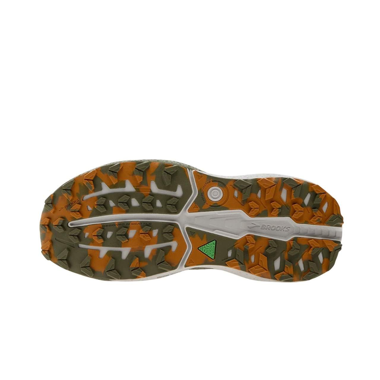 נעלי ברוקס | Brooks Caldera 8 Dusty Olive/ Lime – תמונה 4