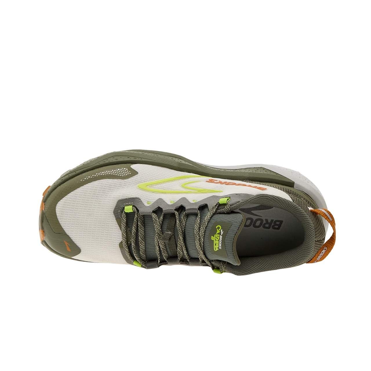 נעלי ברוקס | Brooks Caldera 8 Dusty Olive/ Lime – תמונה 3