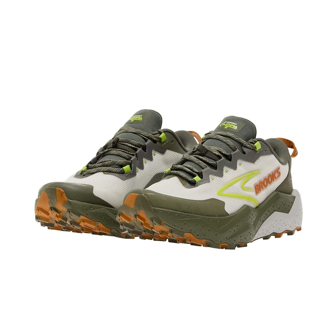 נעלי ברוקס | Brooks Caldera 8 Dusty Olive/ Lime – תמונה 5