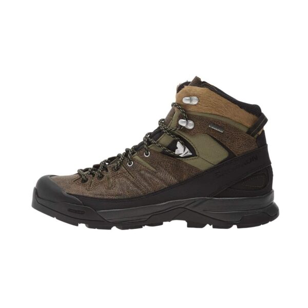 נעלי סלומון | Salomon X Alp Mid Gtx Distressed Ltr Dark Earth/ Black/ Deep Lichen Green
