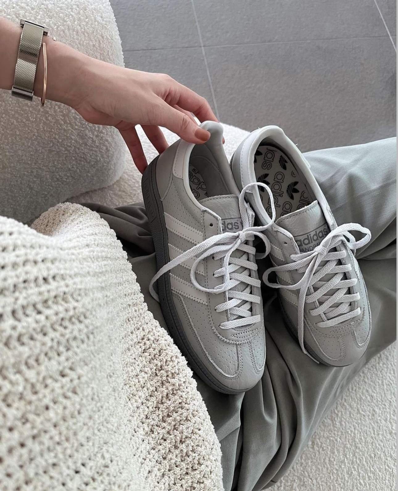 נעלי אדידס ספציאל | Adidas Handball Spezial Grey – תמונה 5