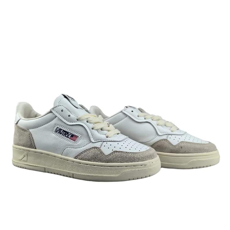 נעלי אוטרי | Autry Medalist Low White Suede – תמונה 3
