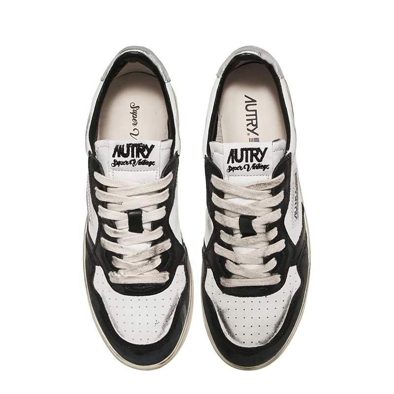 נעלי אוטרי | Autry Medalist Super Vintage Low Black – תמונה 3