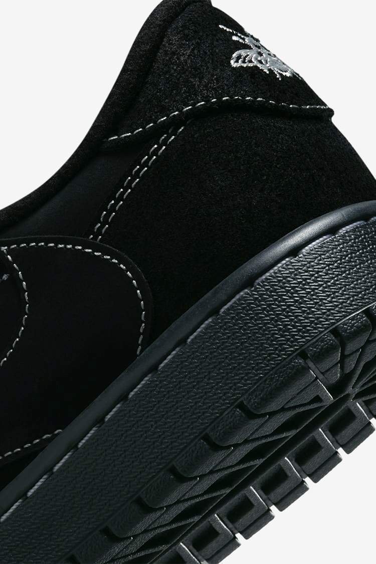 נעלי נייק אייר ג’ורדן טרוויס | Travis Scott X Nike Air Jordan 1 Low Black Phantom – תמונה 8