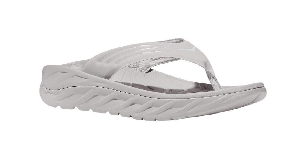 נעלי הוקה | Hoka Ora Recovery Flip Grey/White – תמונה 2