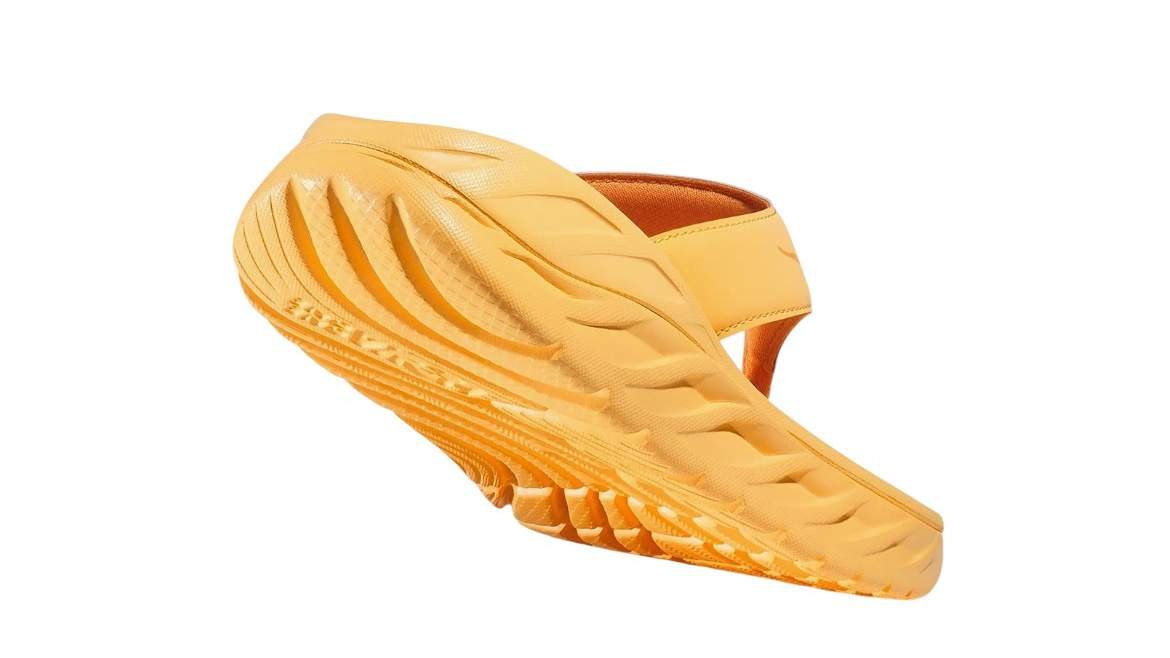 נעלי הוקה | Hoka Ora Recovery Flip Poppy/Squash Red – תמונה 3