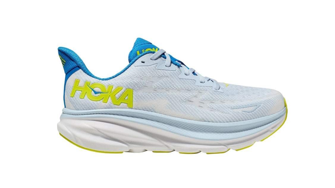 נעלי הוקה | Hoka Clifton 9 Wide Ice Blue/Yellowish