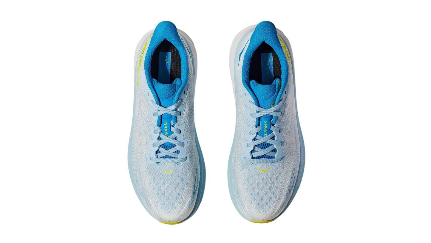 נעלי הוקה | Hoka Clifton 9 Wide Ice Blue/Yellowish – תמונה 4