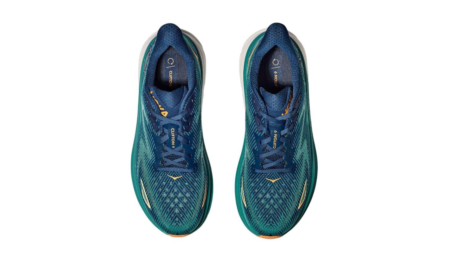 נעלי הוקה | Hoka Clifton 9 Wide Black/Green – תמונה 4