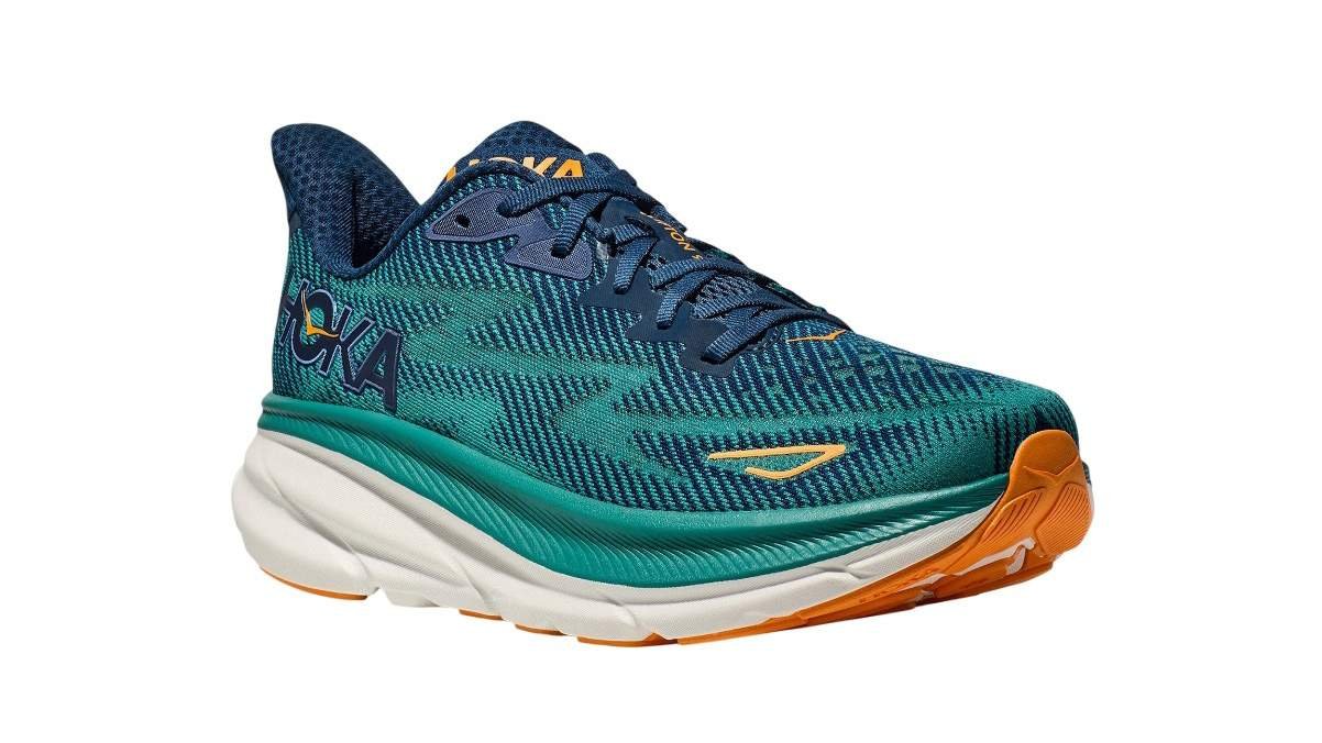 נעלי הוקה | Hoka Clifton 9 Wide Black/Green – תמונה 2