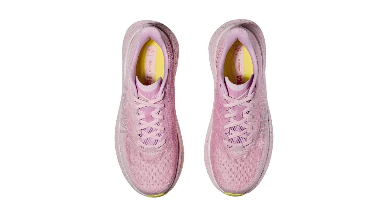 נעלי הוקה | Hoka Mach 6 Twilight/Lemonade Pink – תמונה 4
